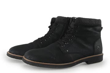 Rieker Veterboots in maat 44 Zwart, Verzenden, Zwart, Boots, Zo goed als nieuw