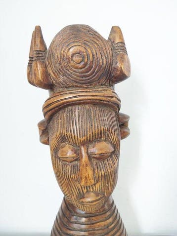 Buste africain Mumuye - Statue - Niger (Sans prix de, Antiquités & Art