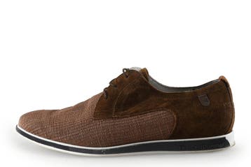 Floris van Bommel Veterschoenen in maat 40½ Cognac, Overige kleuren, Verzenden, Floris van Bommel, Gedragen