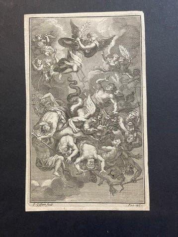 Pierre Giffart (1643-1723) - La Caduta degli angeli ribelli