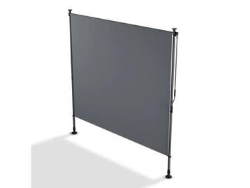 Veiling - Verticale Zonnescherm Barbados - 200x310 cm - Grij, Tuin en Terras, Nieuw