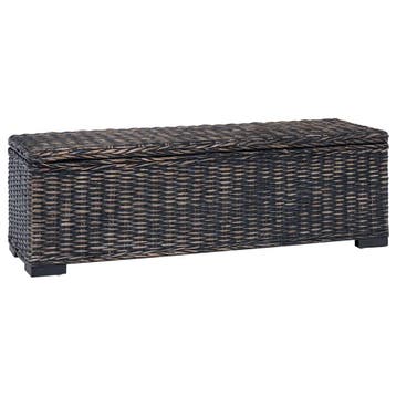 vidaXL Opbergbox Zwart 110 x 35 x 45 cm, Huis en Inrichting, Verzenden, Nieuw
