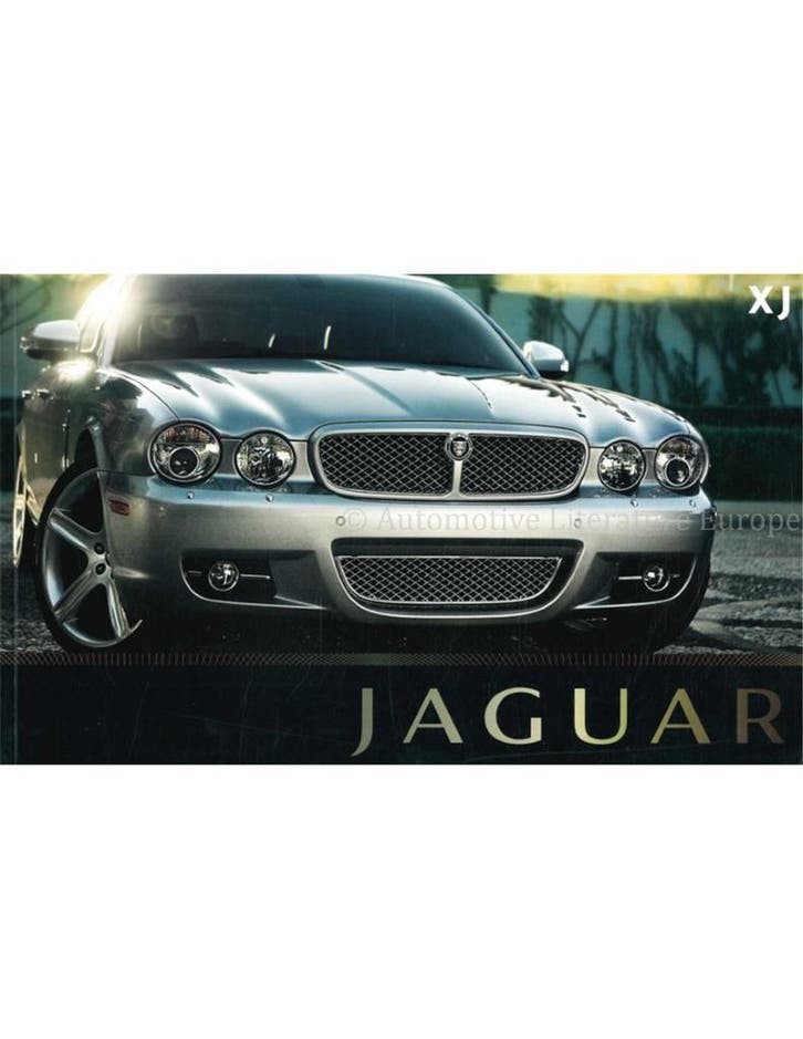 2008 JAGUAR XJ BROCHURE FRANS, Boeken, Auto's | Folders en Tijdschriften