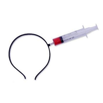 Halloween Spuit Diadeem - Verkleed Kleding - Accessoires - D, Verzenden