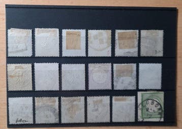 Empire allemand 1872/1874 - Lot de boucliers de poitrine