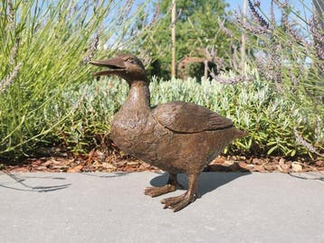 Beeldje - Duck - Brons