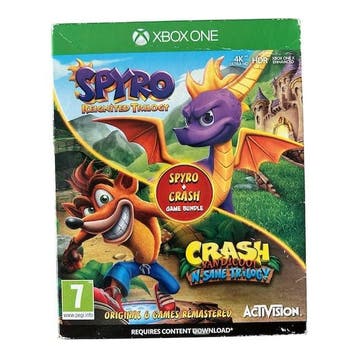 Spyro Reignited Trilogy + Crash Bandicoot N Sane Trilogy, Games en Spelcomputers, Verzenden, Nieuw