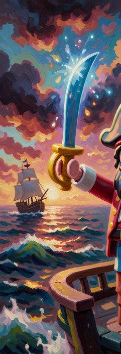 ssick lab - [XL MATTE PAPER] High Seas Captain
