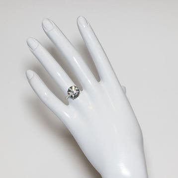 Zonder minimumprijs - Ring - 14 karaat Witgoud - 5.04ct. tw.