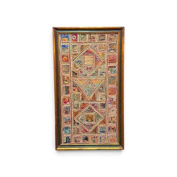 Kutch Patchwork du Gujarat - Tapisserie - 105 cm - 59 cm