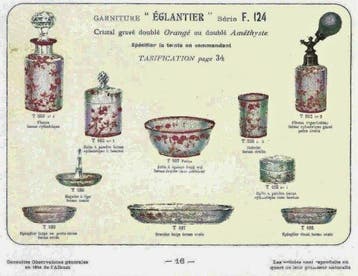 Baccarat - Flacon de parfum - Modèle Eglantier - Cristal, Antiquités & Art