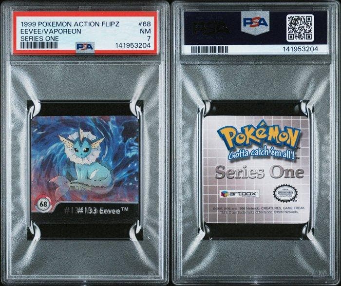 Pokémon - 3 Graded card - Eevee, Vaporeon, Flareon, Jolteon, Hobby en Vrije tijd, Verzamelkaartspellen | Pokémon