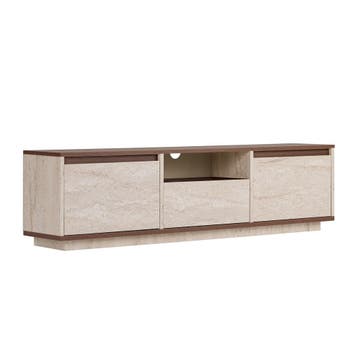 Evila TV-meubel - Houtkleurig/Beige - Nieuw/Ongebruikt -, Verzenden, 150 tot 200 cm, Nieuw, Scandinavisch