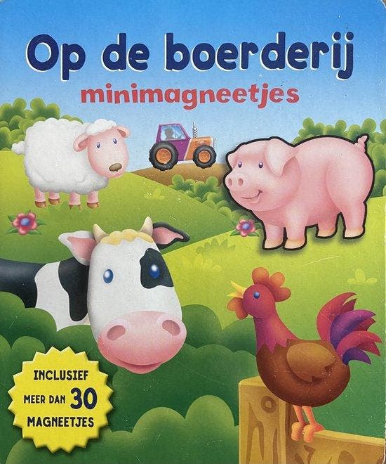 Op de boerderij minimagneetjes 9789039624319, Livres, Livres scolaires, Envoi