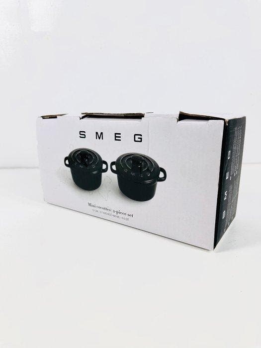 Smeg - Pot (2) - Mini cocottes 2-delig set - Keramiek, Antiek en Kunst, Antiek | Keukengerei