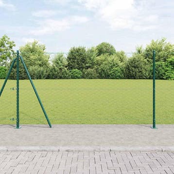 vidaXL zeshoekig gaashek met betonnen voetstuk 50 x 1,2 m, Verzenden
