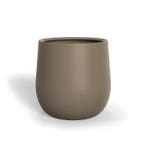 Polyester plantenbak Lora Ø80x80cm - Met bodem, Kunststof, Rond, Nieuw, 60 tot 100 cm