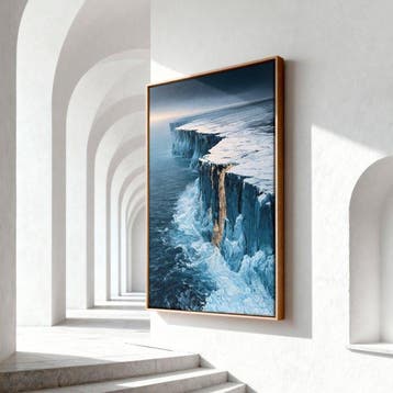 Iconica - Glacier with Gold Vein - unique 1/1 XXL (150 x 100