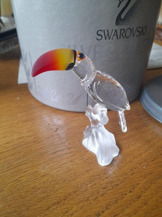 Swarovski - Beeldje - Toucan - 234311 - Kristal, Antiek en Kunst, Curiosa en Brocante