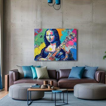 Canvas Fit - Alberto Ricardo - La Mona Lisa del Rock: