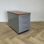 ladeblok 4 lades (hxbxd) 60x44x82 cm,  grijs -  cognac, Gebruikt