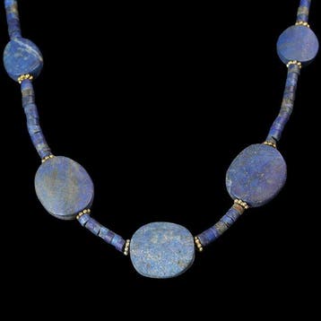 West-Aziatisch lapis lazuli Kralenketting (Zonder