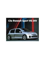 1999 RENAULT CLIO V6 LEAFLET NEDERLANDS