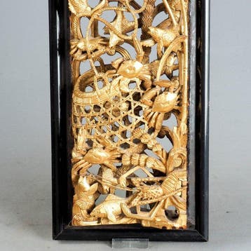 Antiek Architectonisch ornament - 1880–1930 - Chinees paneel