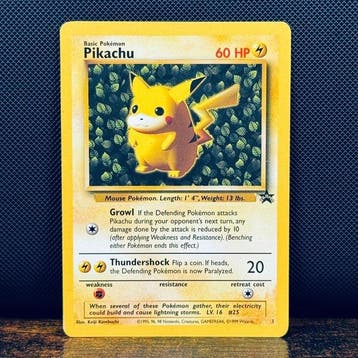 Pokémon Card - Pikachu 1 – Pokémon, Nieuw