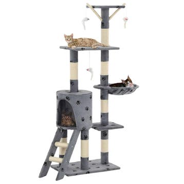 vidaXL Kattenkrabpaal met sisal krabpalen 138 cm, Verzenden