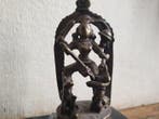 sculptuur, Durga Mahishasuramardini - 10 cm - Brons