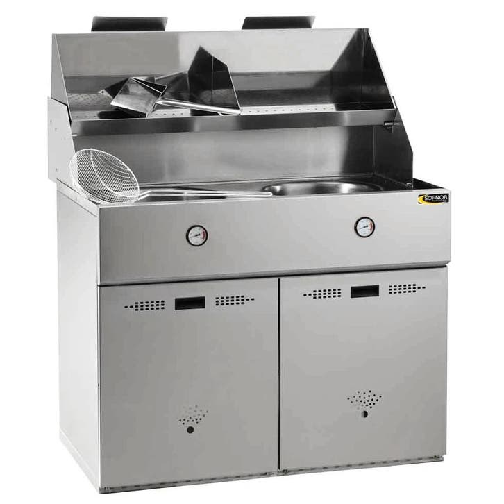 Friteuse | DÉFI | Propaangas | 18+18L | 26kW | Piëzo, Zakelijke goederen, Horeca | Keukenapparatuur, Nieuw in verpakking, Verzenden
