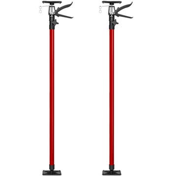 tectake 2 plafondsteunen 115 tot 290 cm - rood, Verzenden, Nieuw