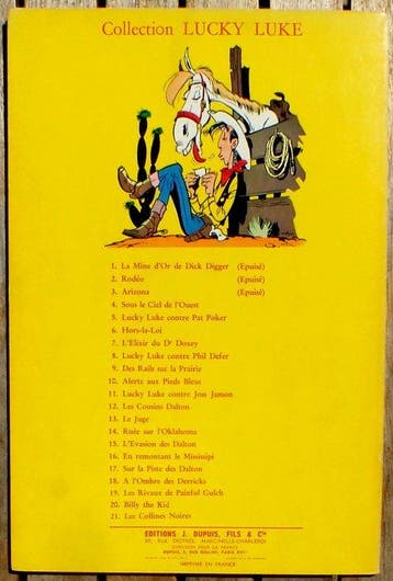 Lucky Luke T9 - Des Rails sur la prairie - B - 1 Album -, Nieuw