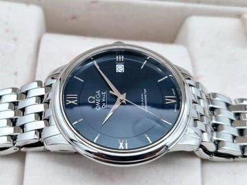 Omega - De Ville - Box and Manual - 424.10.37.20.03.001 -, Nieuw