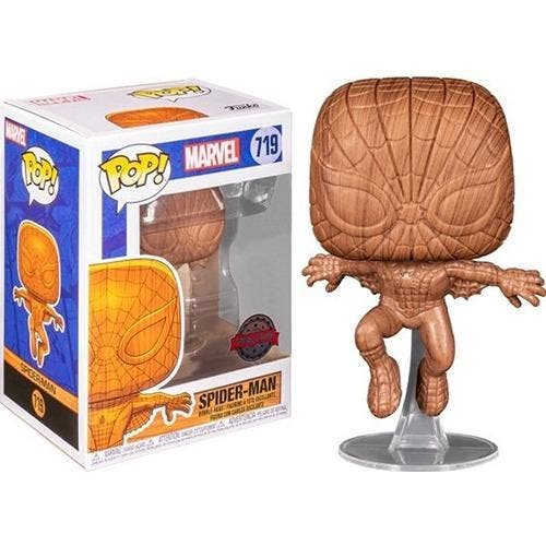 Funko Pop! Marvel - Spider-man Wood #719, Verzamelen, Poppetjes en Figuurtjes, Nieuw, Verzenden