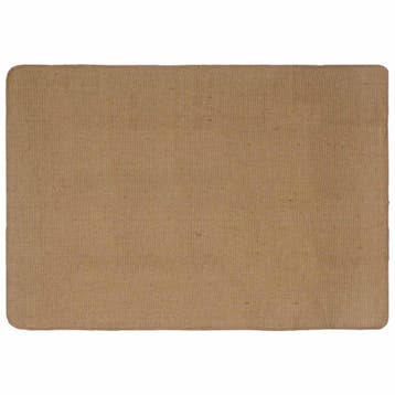 vidaXL Gebied Tapijt Lichtbruin 120 x 170 cm Jute, Maison & Meubles, Verzenden