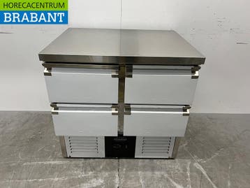 Combisteel Koelwerkbank 4 Laden 90 cm 230V Horeca, Ophalen of Verzenden, Nieuw in verpakking