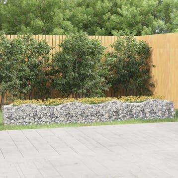 vidaXL Schanskorf gewelfd verhoogd 400x50x50 cm, Tuin en Terras, Verzenden, Nieuw