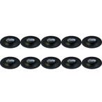 Pragmi Nora Pro 10 Pack Spot Armatuur - GU10 Inbouwspot - Zw, Verzenden, Nieuw