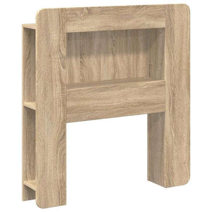 vidaXL Hoofdeinde Kast met opslag Geconstrueerd hout, Maison & Meubles, Chambre à coucher | Lits, Envoi