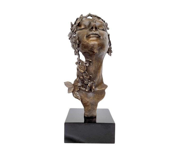 Figurine - A surreal womans bust - Bronze, Marbre, Antiquités & Art, Art | Objets design