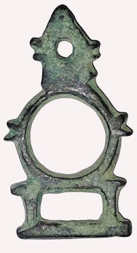Oude Keltische stam - Brons - Mooie hangend amulet/talisman