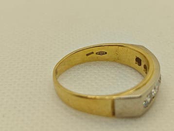 Bague déternité - 18 carats Or jaune - 1.25ct. tw. Diamant, Bijoux, Sacs & Beauté