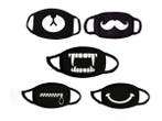 Veiling - Set van komische mondmaskers