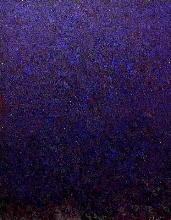 Mara. J XL - What the Night Holds, Antiek en Kunst, Kunst | Schilderijen | Modern