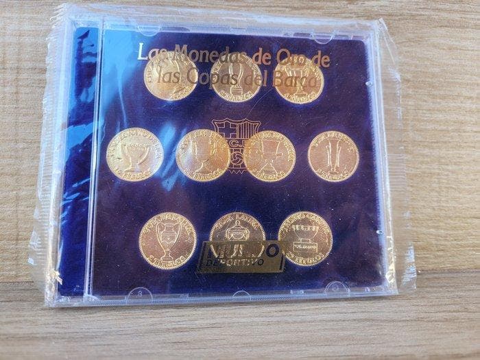 De gouden munten van de bekers van Barça. 24 k., Verzamelen, Overige Verzamelen