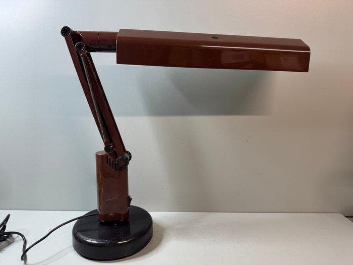 Fagerhults - Bureaulamp - Bruine Lucifer Bureau/werklamp Van, Antiek en Kunst, Antiek | Verlichting