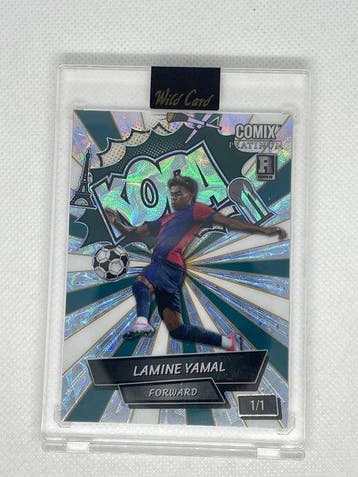 Lamine Yamal – Wild Card Comix Platinum Rookie 1/1 – Edición, Nieuw