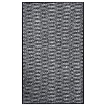 vidaXL Deurmat 90x150 cm grijs, Verzenden, Nieuw